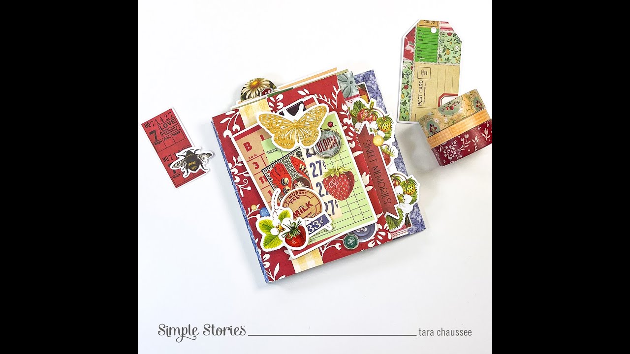 Vintage Berry Mini Album Tutorial!