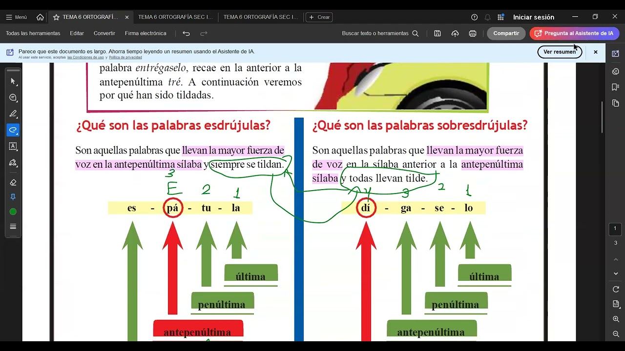 T 6 ORTOGRAFÍA PRIM I