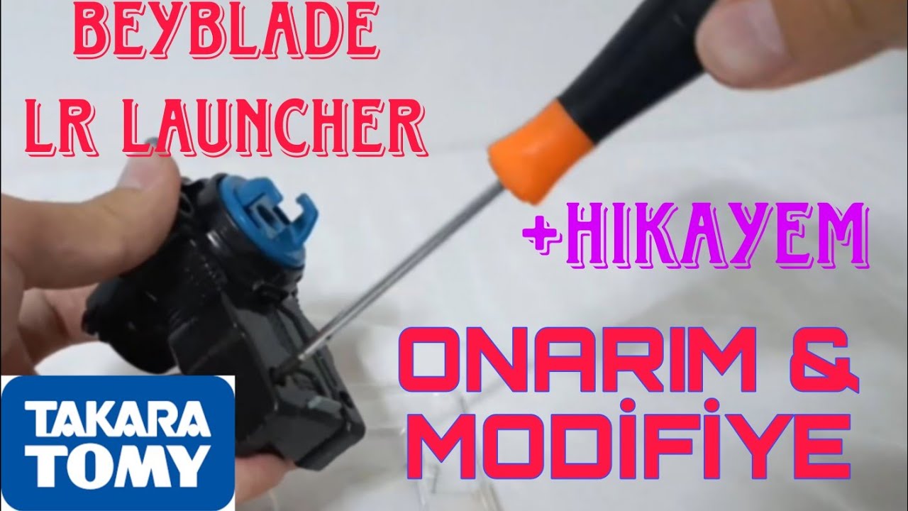TAKARA TOMY BEYBLADE LR (ÇİFT YÖNLÜ) LAUNCHER / ONARDIK & MODIFIYE ETTİK