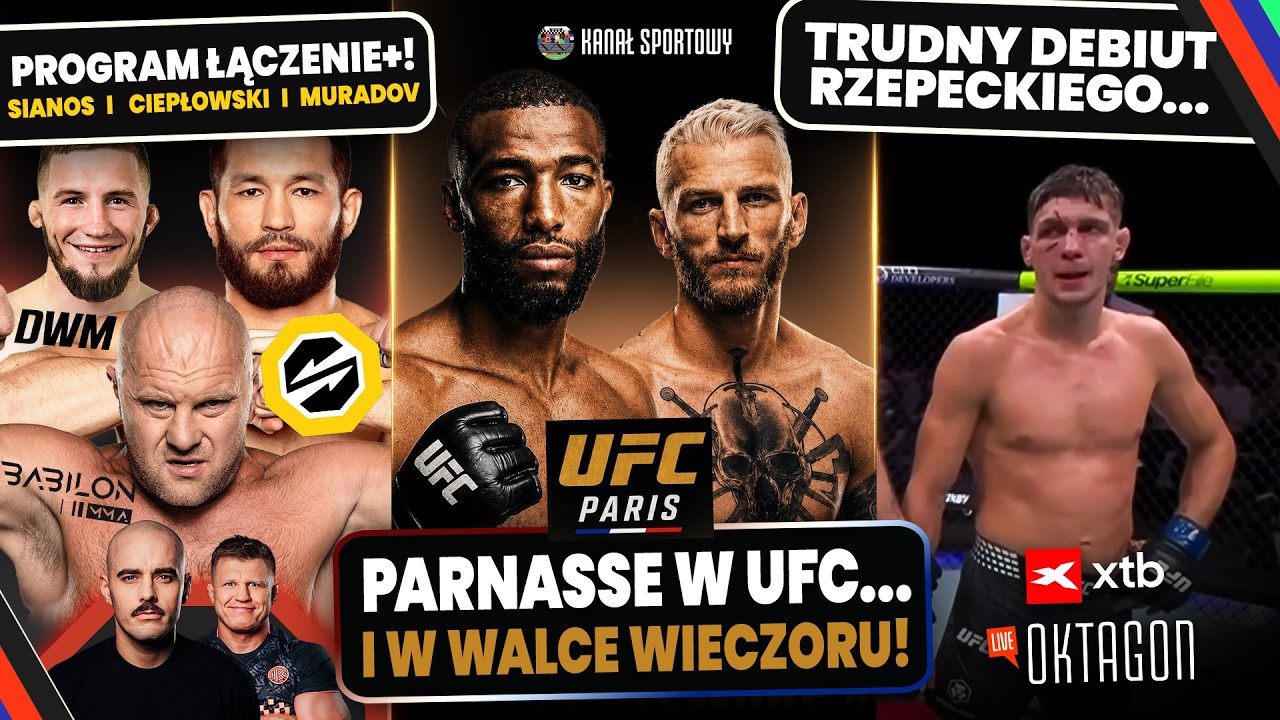 OKTAGON LIVE: PARNASSE W UFC I WALCE WIECZORU, TRUDNY DEBIUT RZEPECKIEGO. TURSKI I GOŚCIE ZAPRASZAJĄ