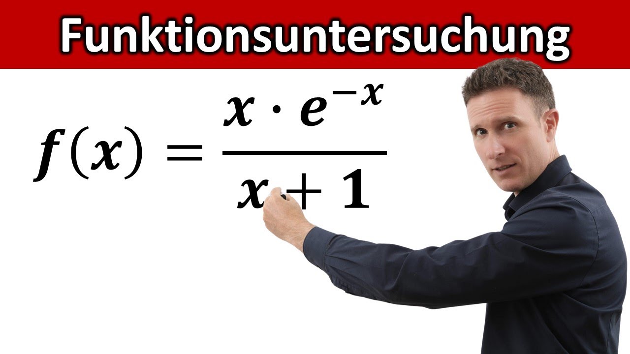 Funktionsuntersuchung Bruchterm mit e^x