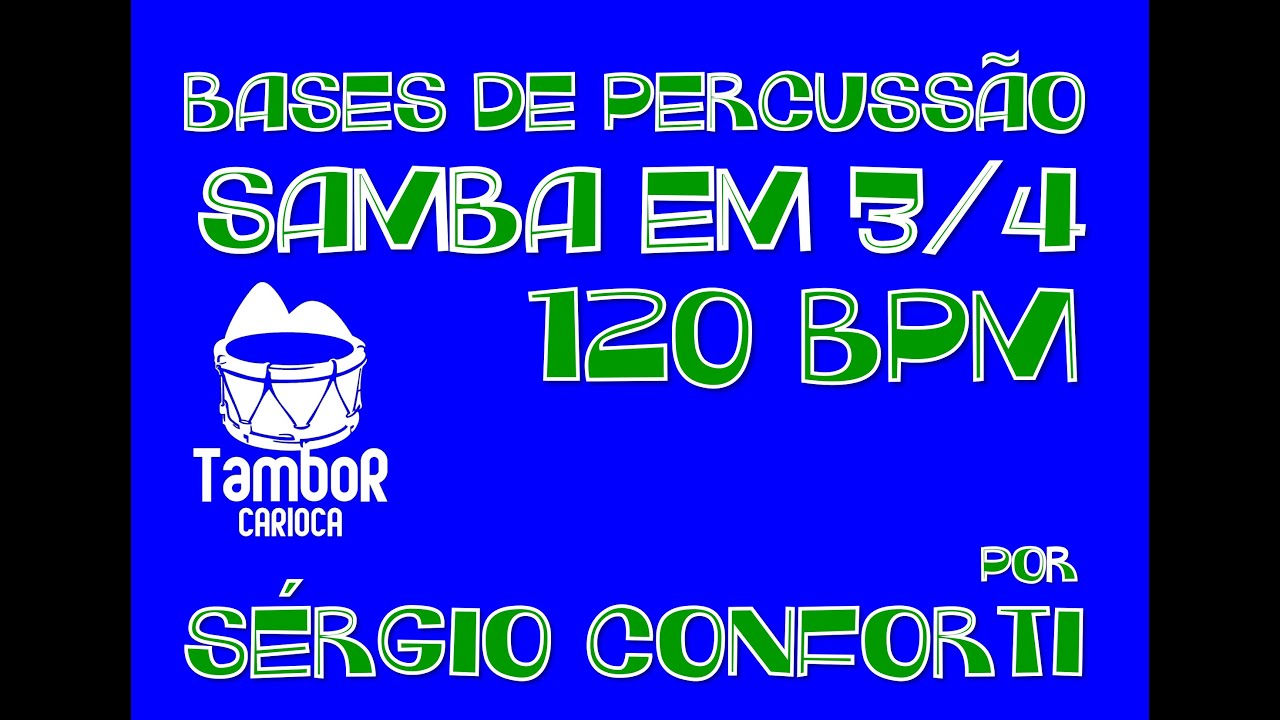 Sérgio Conforti - Samba em 3/4 120 bpm