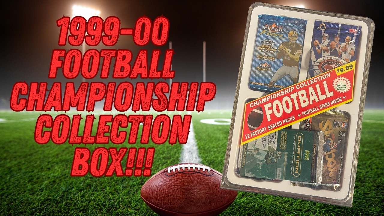 Opening RARE 2000 Championship Collection Football!
