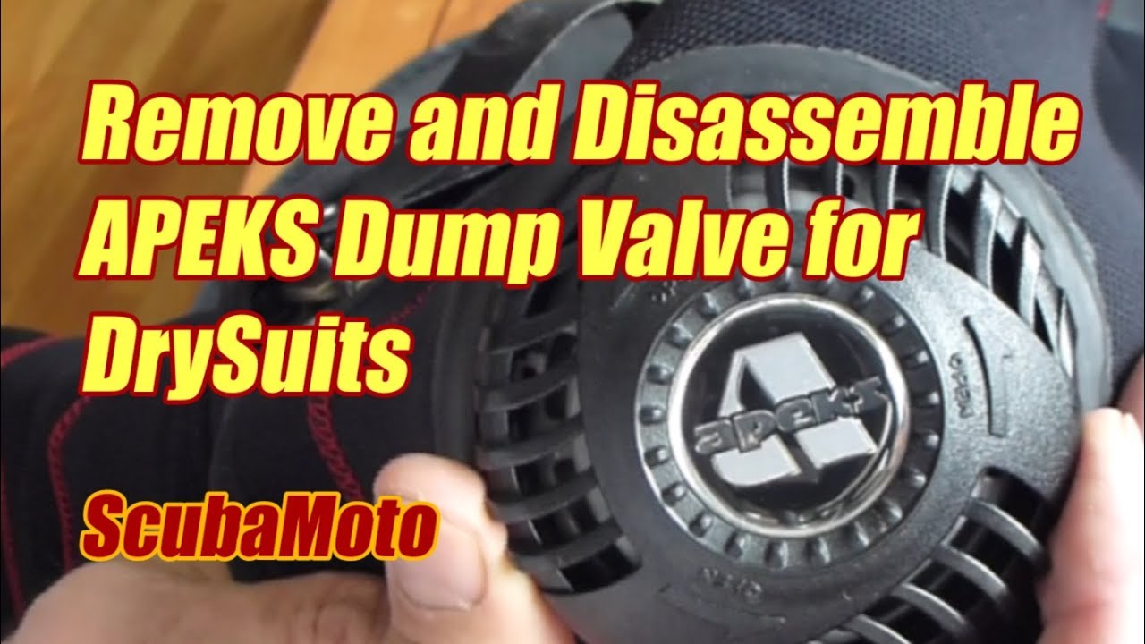 Remove and Disassemble APEKS Dump Valve for DrySuits