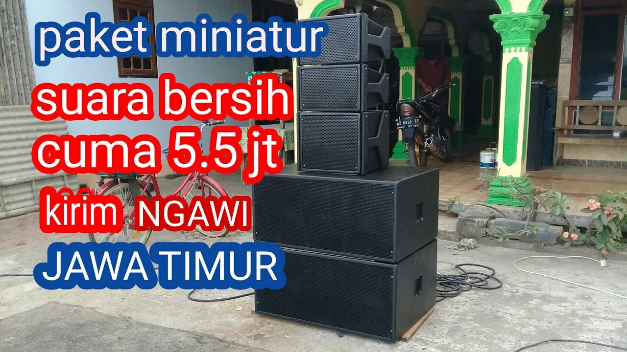Sound Miniatur Horeg Gler Clarity ||  PESENAN BPK KHOIRUL NGAWI JAWA TIMUR || Siap Kirim