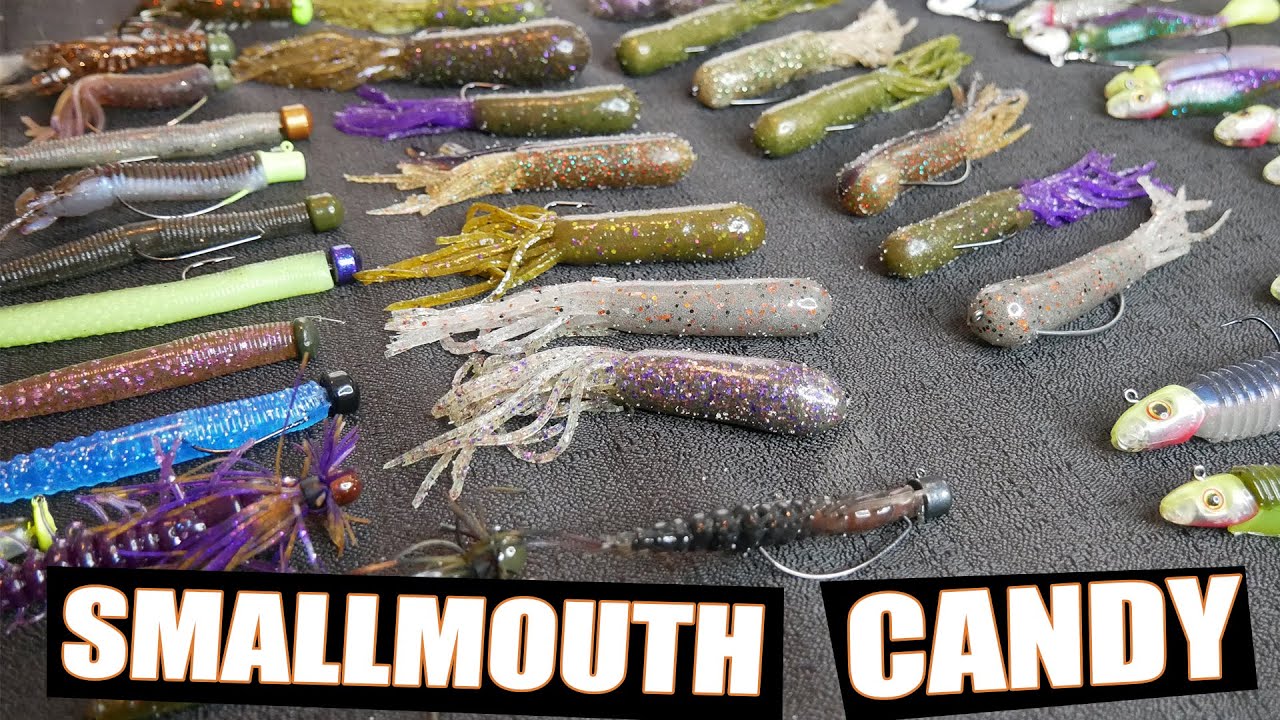 My All-time FAVORITE Soft Plastics for SMALLMOUTH BASS! (And How I Rig Them) Part 1- Neds and Tubes