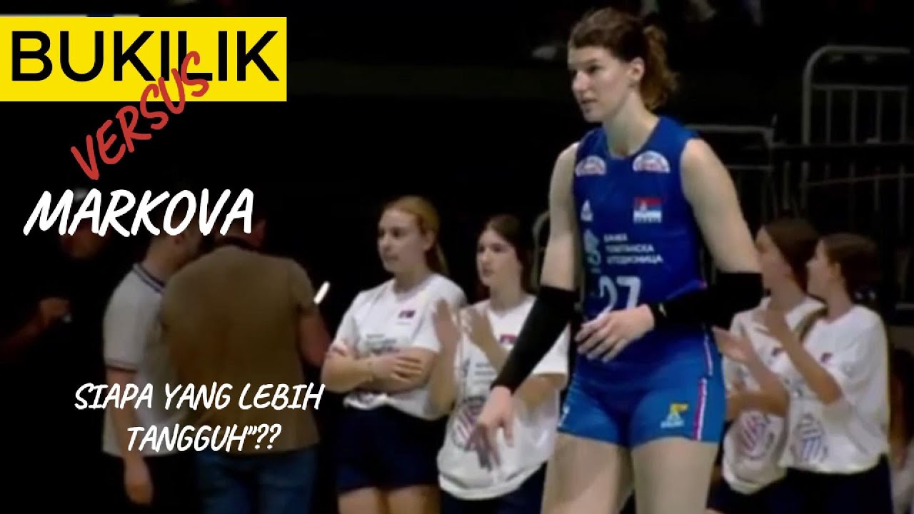 bagaiman keseruan bukilik versus marina markova#megawatihangestri #bukilic #volleyball