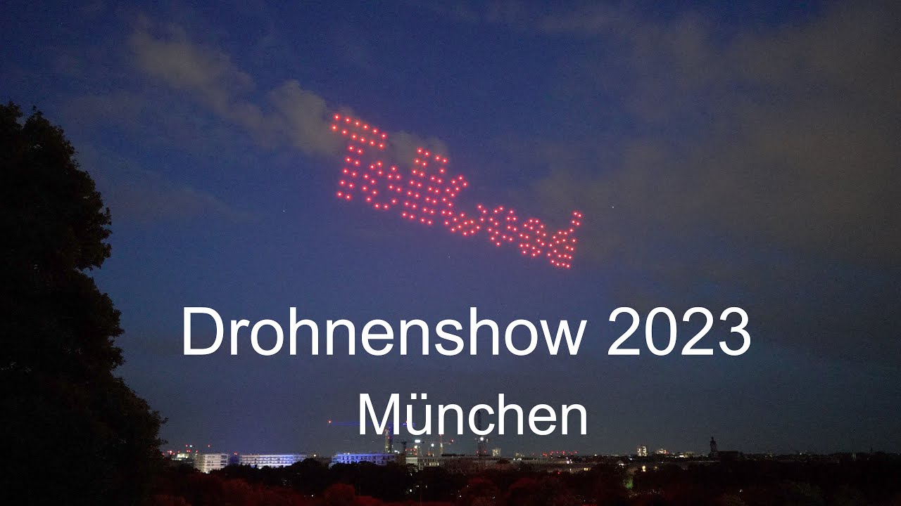 Tollwood Drohnenshow 2023 München