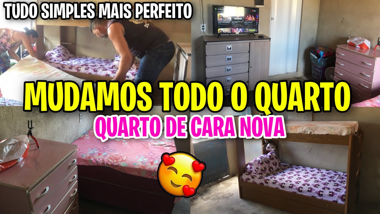 MUDAMOS TODO O QUARTO FICOU SIMPLES MAIS POREM PERFEITO ❤️/ QUARTO DE CARA NOVA😍