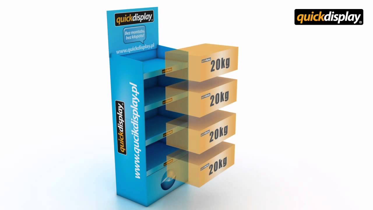 Ekspozytor reklamowy QuickDisplay - więcej na www.bluepos.pl
