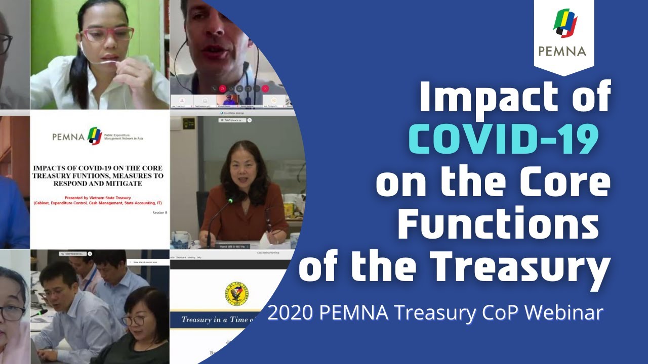 2020 PEMNA Treasury CoP Webinar on Impact of COVID19 on the Core Functions of the Treasury