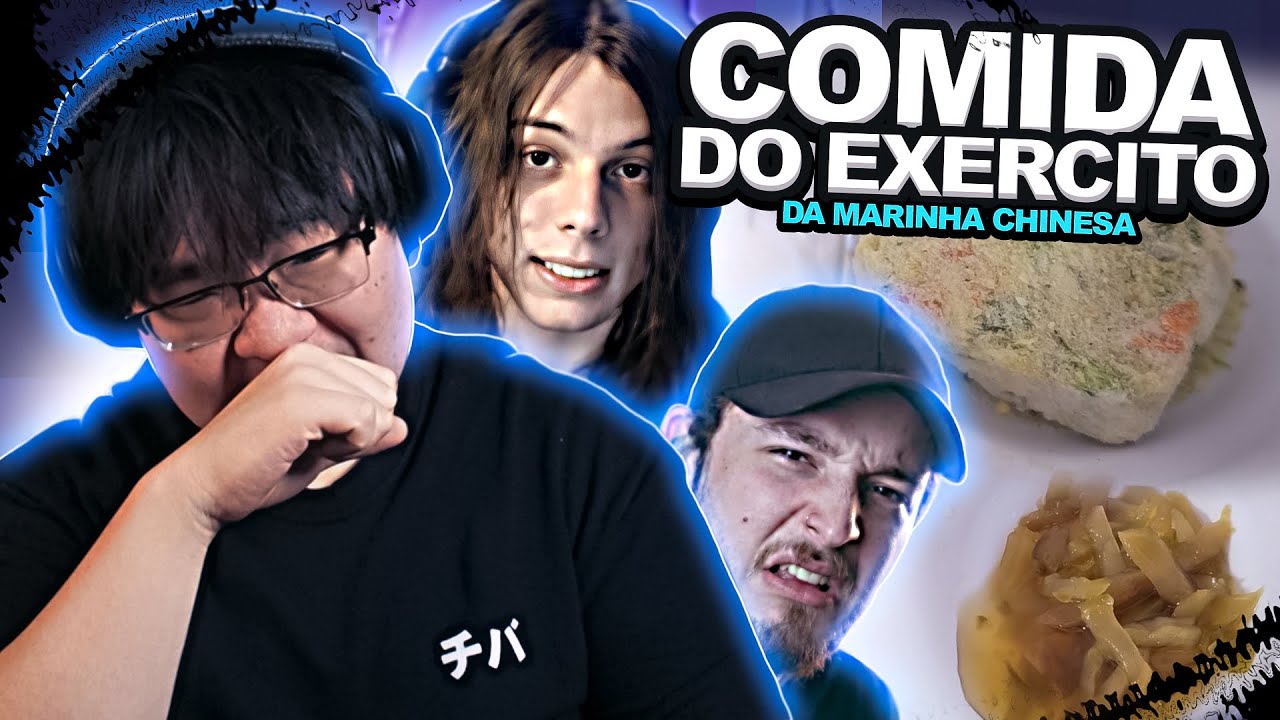 A COMIDA Do EXÉRCITO CHINÊS É A MELHOR DE TODAS? (ft. Umild e Kellerzons)