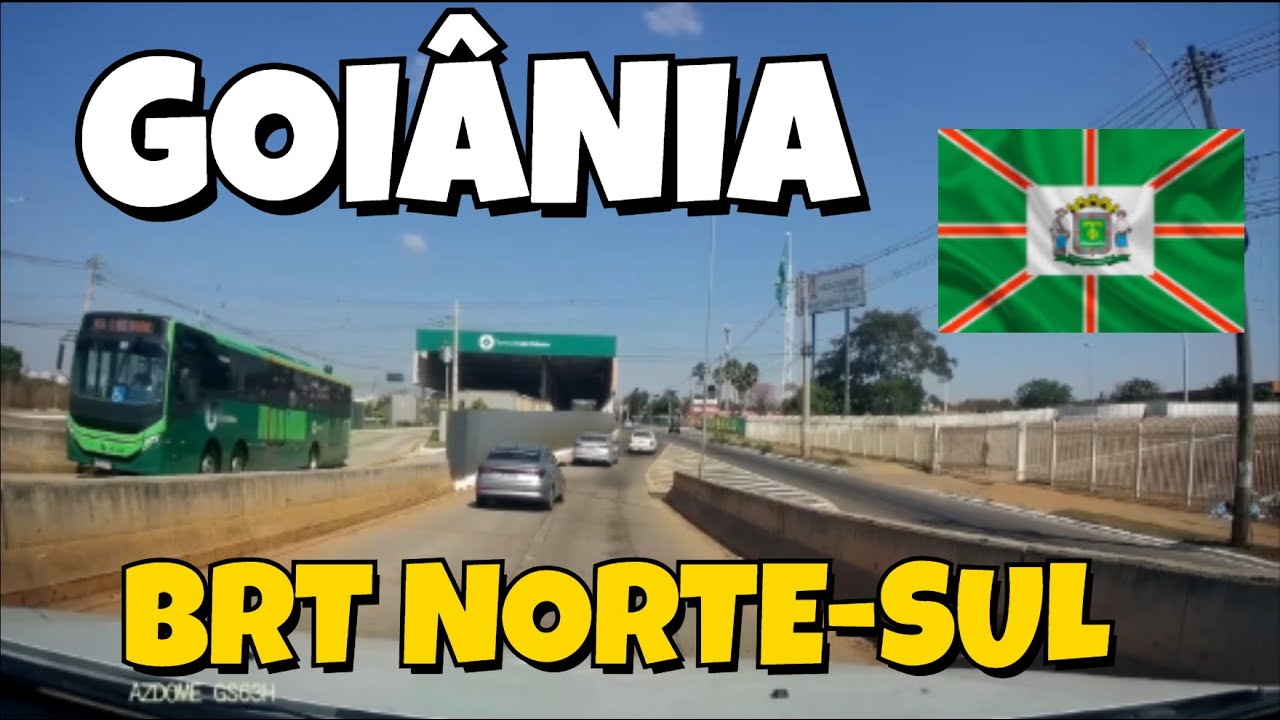 AV GOIAS NORTE ATÉ A PRAÇA CÍVICA EM GOIÂNIA SEGUINDO O TRAJETO DO BRT NORTE-SUL