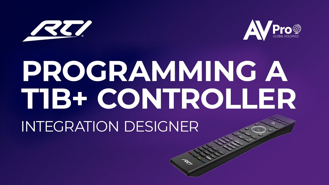 Learn how to program and engrave the RTI T1B+ controller with Integration Designer.