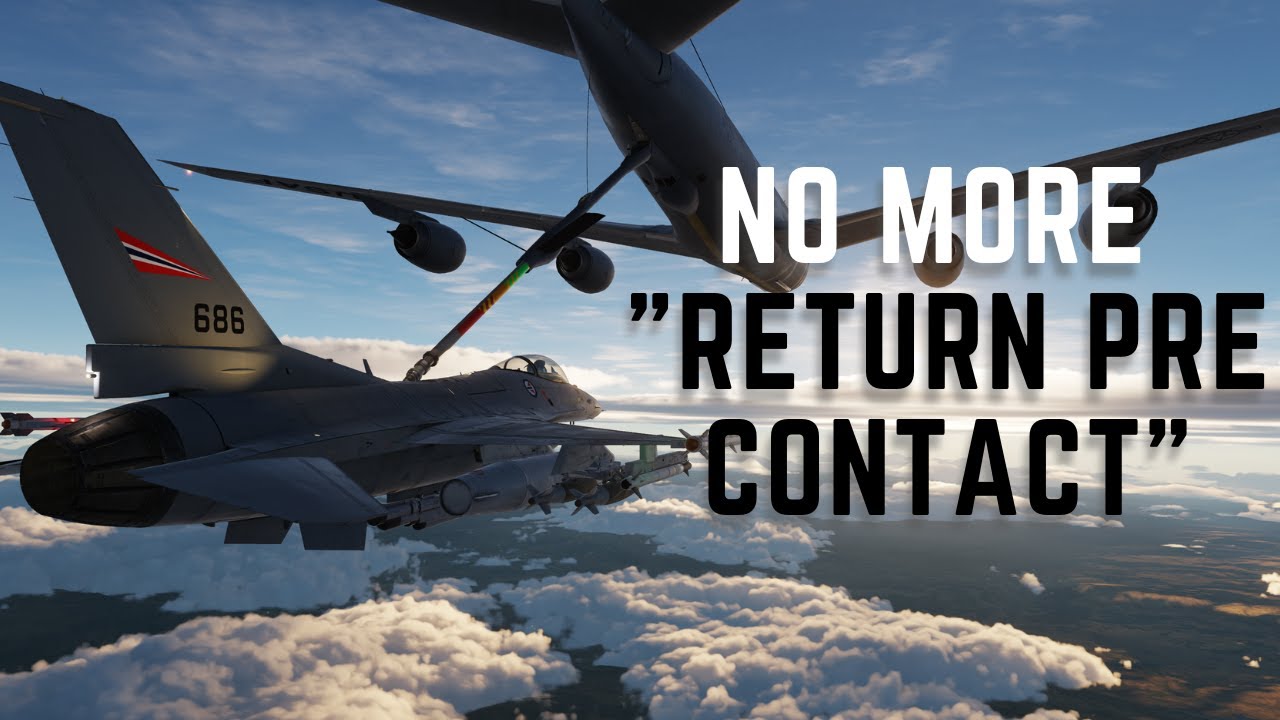 How to Stay on the Boom | F-16 Air Refueling Tips | DCS World | Varjo Aero & RTX 4090