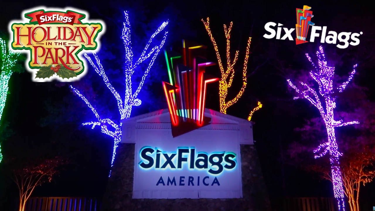 Holiday In The Park Six Flags America 2017 Full Tour & Review! (Part 2)