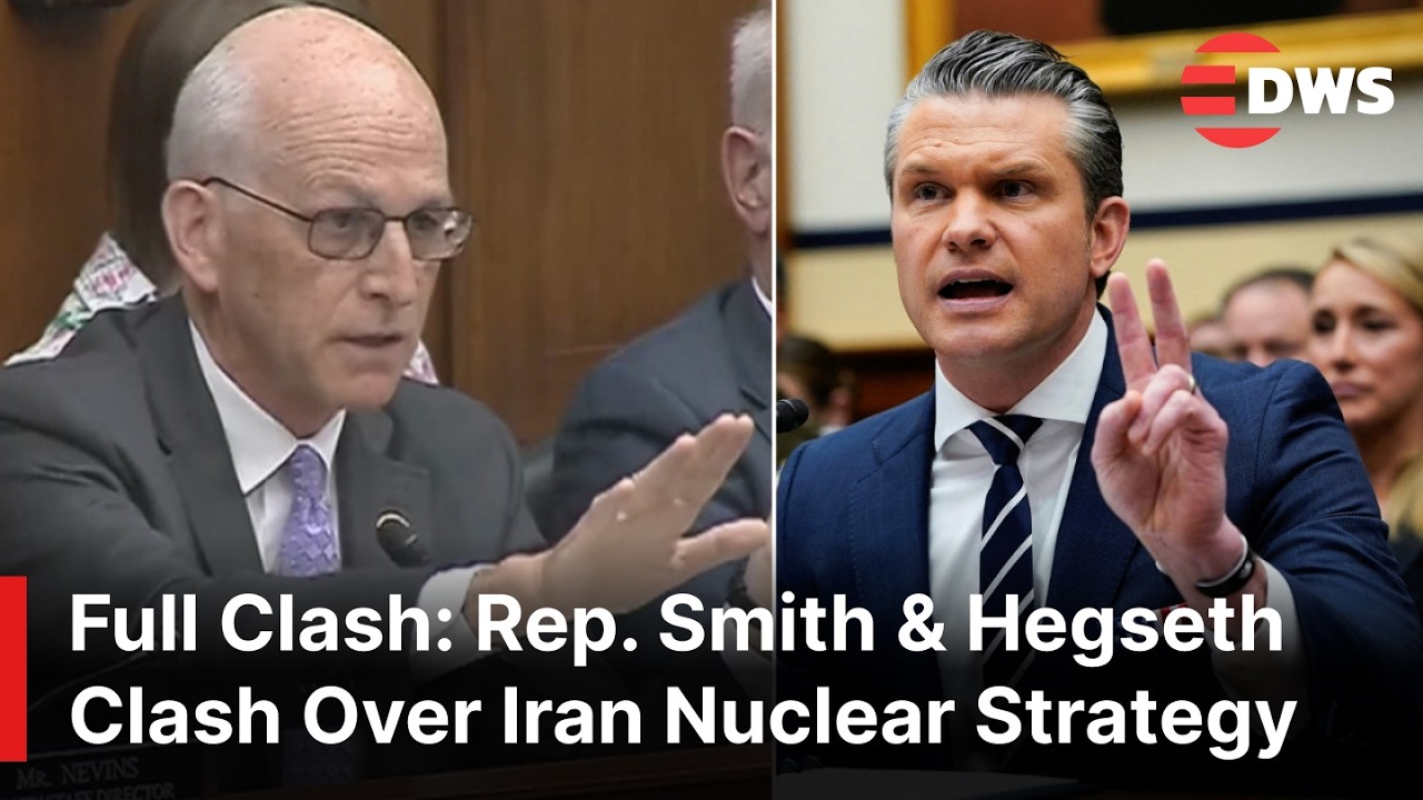 FULL CLASH: Rep Adam Smith Grills Hegseth Over Iran War at Heated House Armed Services Hearing |AC1E