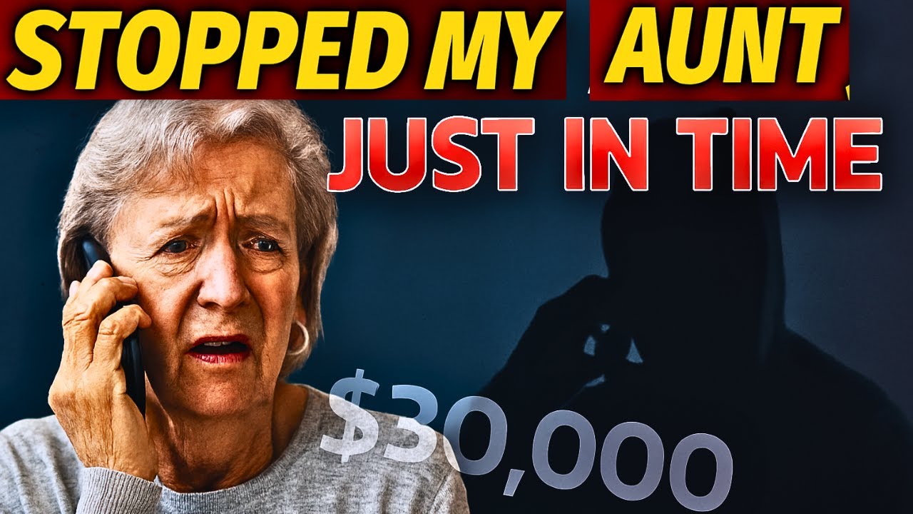 Elderly Scam Alert - $30,000 Almost Gone! How I Saved My Aunt from a Scammer