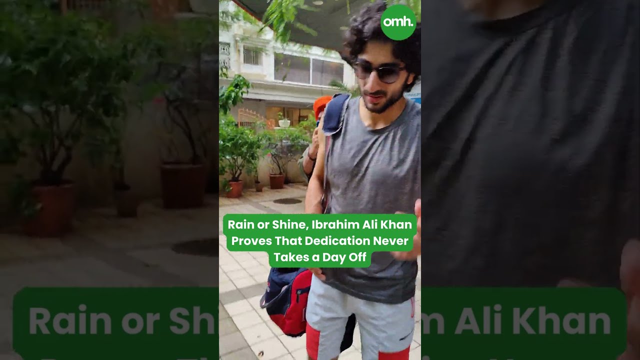 Rain or Shine, Ibrahim Ali Khan Proves That Dedication Never Takes a Day Off I Celebrity Fitness