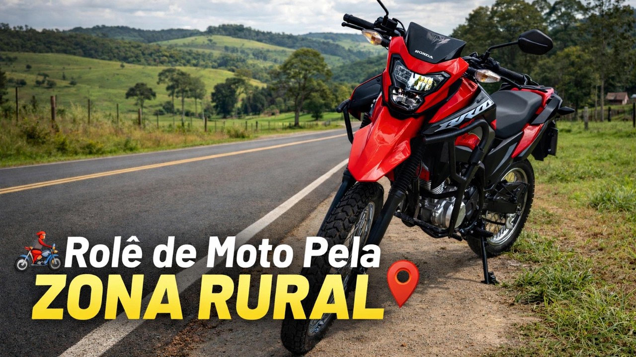 Rolê de Moto Pela Zona Rural da Cidade