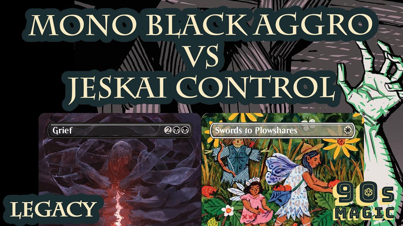 Jeskai Control vs Mono Black Aggro [MTG Legacy]