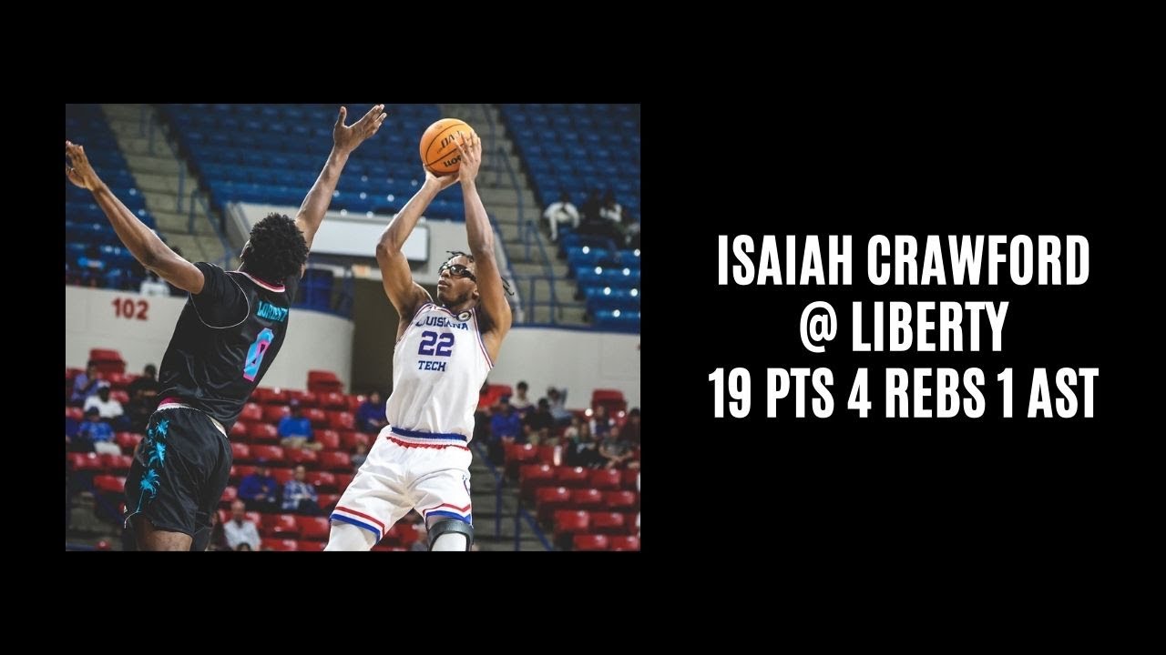 Isaiah Crawford @ Liberty (19 PTS 4 REBS 1 AST 6 STLS 3 BLKS) 2/10/24