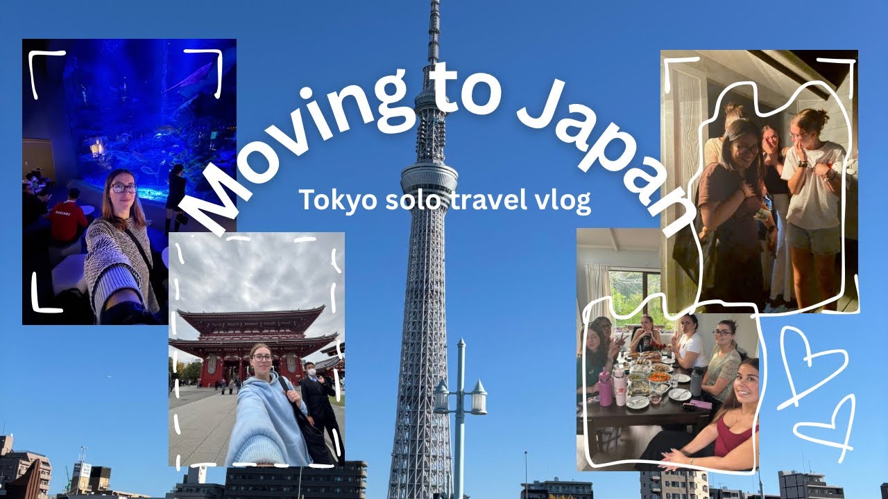 Moving to Japan - solo travel vlog, Tokyo, Senso-Ji temple