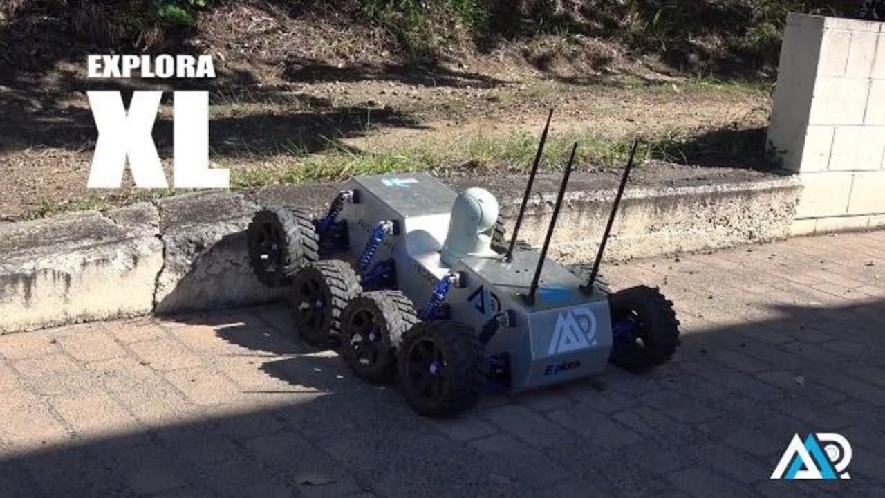 Australian Droid + Robot Explora 8WD Remote Underground Mine Inspection and Utility Robot