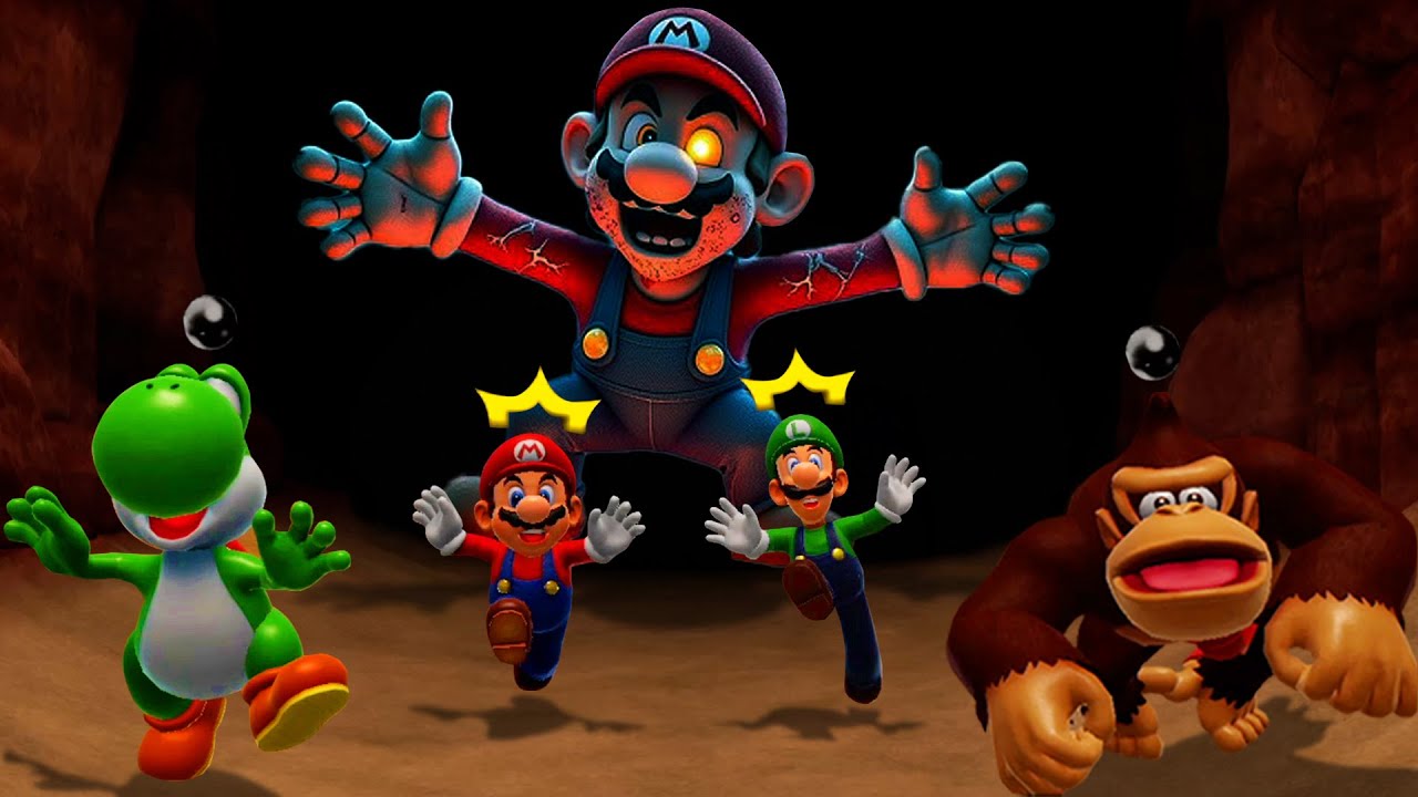 【スーパー マリオパーティ ジャンボリー】ミニゲームヨッシーVsマリオVsルイージVsドンキーコング(ますたーなんいど)