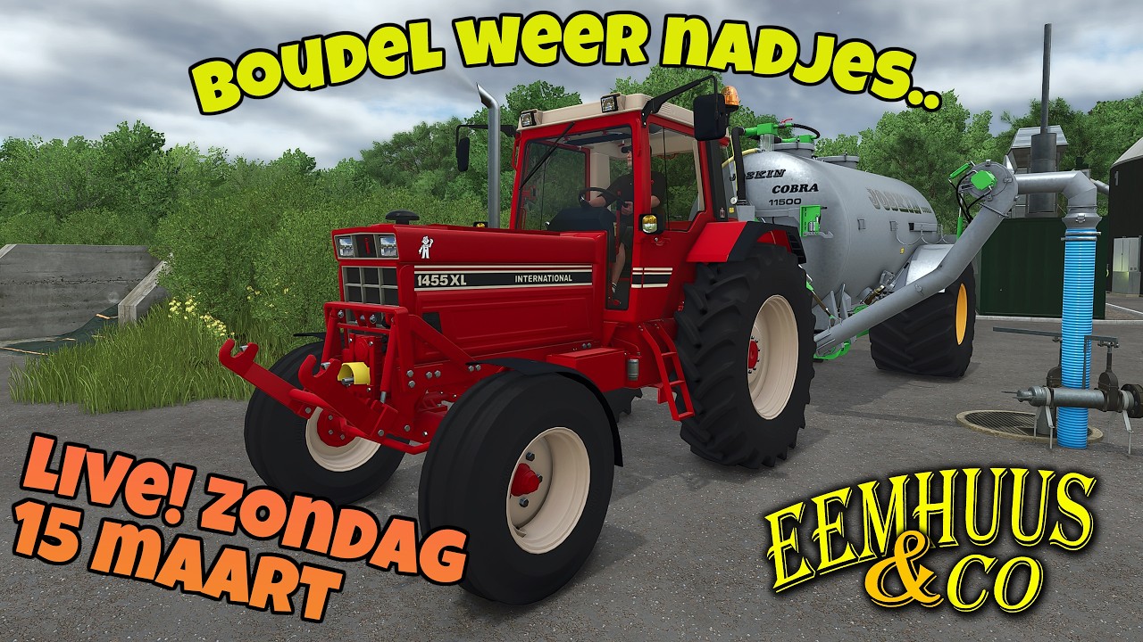 🔴Boudel is weer nadjes!! Eemhuus en co!  #fs25 #live #farmingsimulator25
