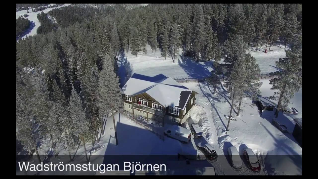Wadströmsstugan Björnen, bilder från luften i Björnrike