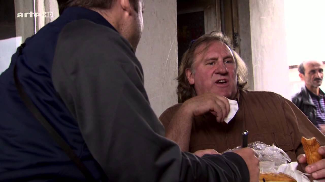 Depardieu sur les traces de Dumas / Depardieu auf den Schaschlik-Spuren von Dumas im Kaukasus