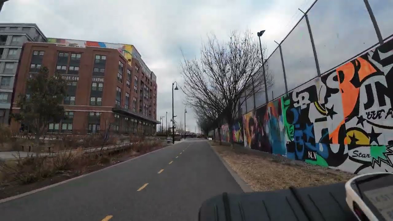 new year's eve on the metropolitan branch trail--washington, dc