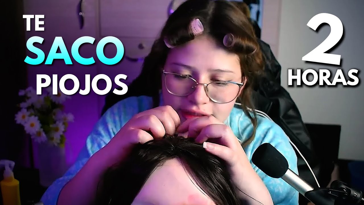 Asmr 2 HORAS de🐜 TE SACO LOS PIOJOS mientras TE DUERMES😴 Vivalen ASMR