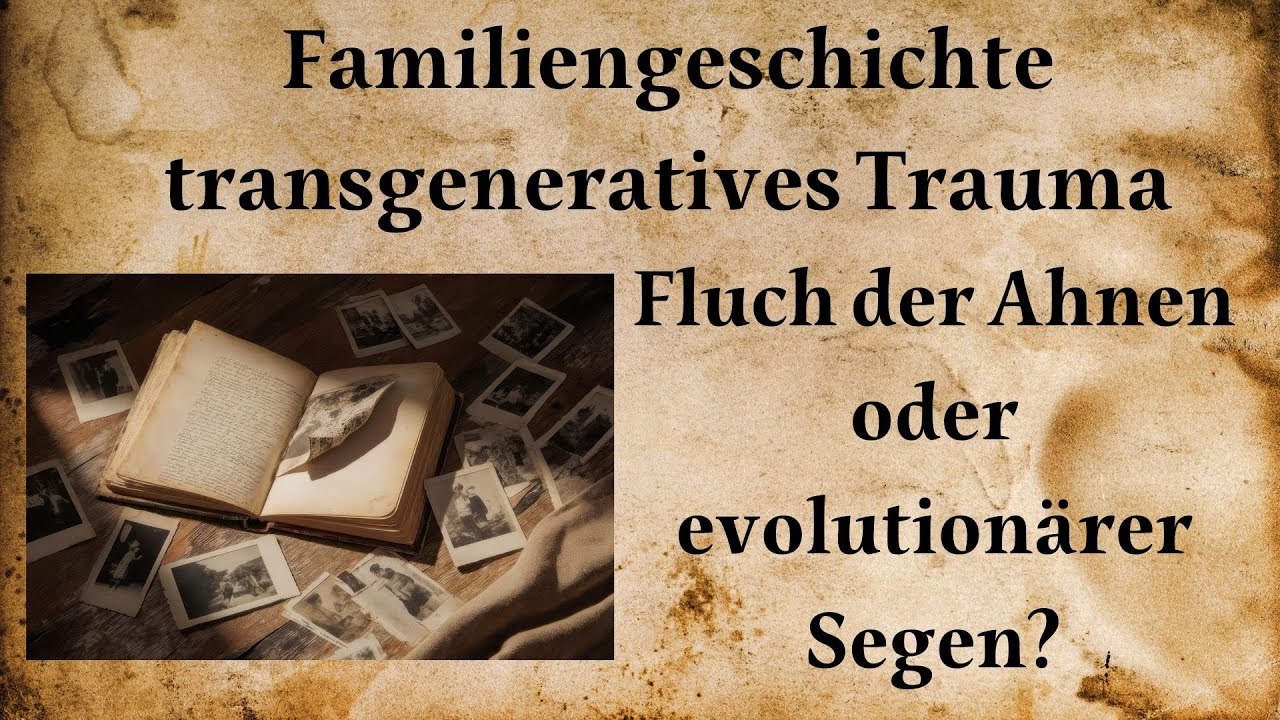 Transgeneratives / transgenerationales Trauma - Fluch der Ahnen oder Segen der Evolution?