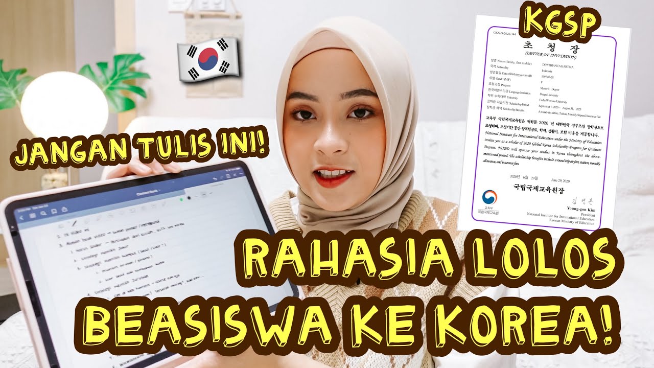 TIPS LOLOS BEASISWA KE KOREA 🇰🇷 AKU BONGKAR RAHASIANYA... 🤫 | KGSP GKS