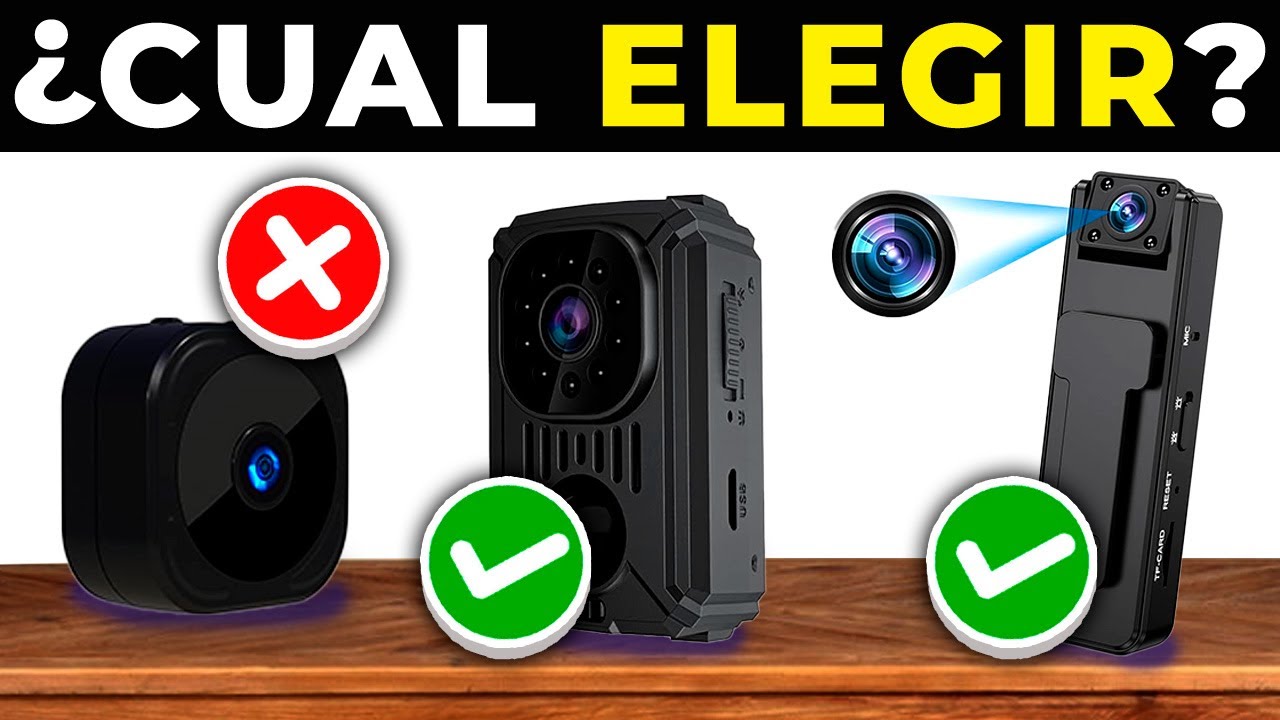 ✅ Los 5 MEJORES Mini CÁMARAS ESPÍAS con WIFI 2025 | Cámaras Espías de Alta Calidad en AMAZON
