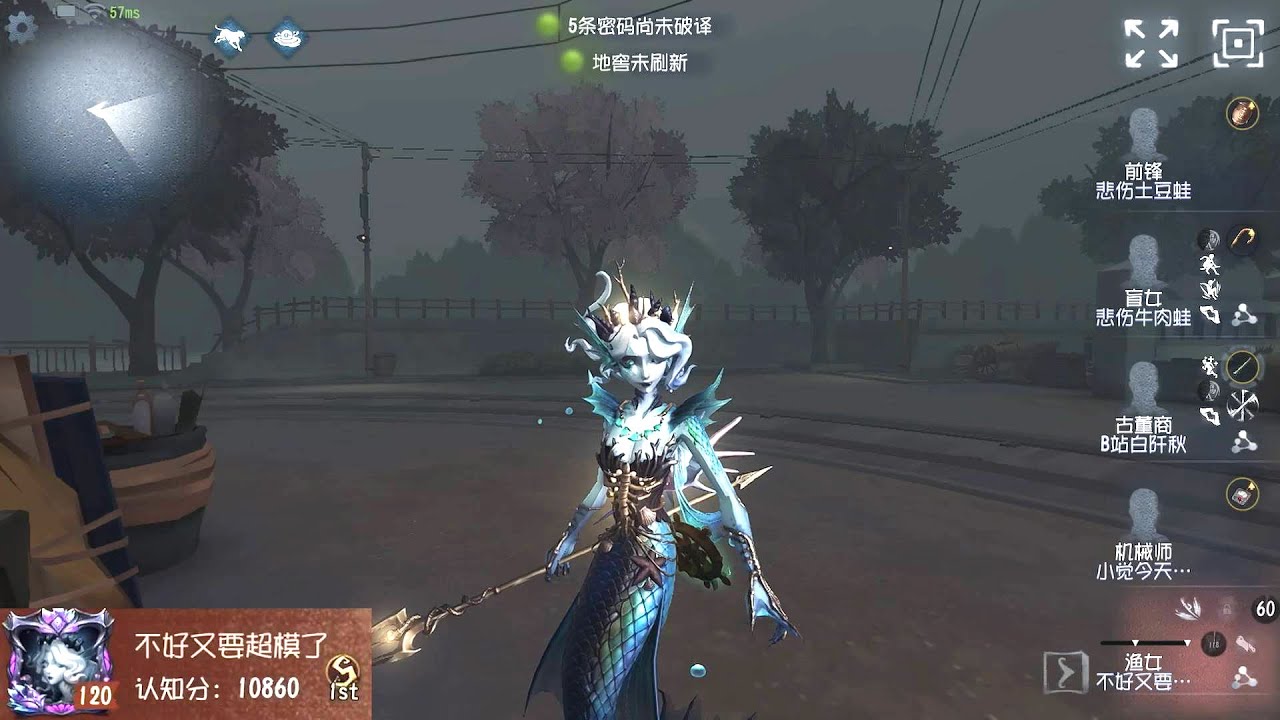 #312 1st Naiad | Pro Player | Eversleeping Town | Identity V