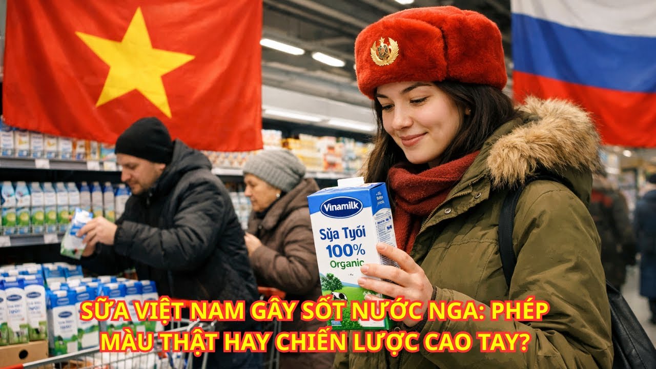 SỮA VIỆT NAM GÂY SỐT NƯỚC NGA PHÉP MÀU THẬT HAY CHIẾN LƯỢC CAO TAY