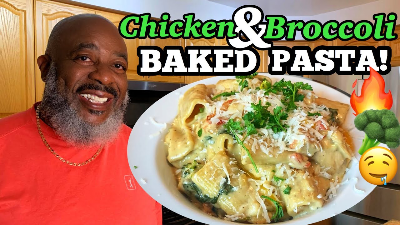 How to make Baked Chicken & Broccoli Pasta! *SO YUMMY* | Deddy's Kitchen