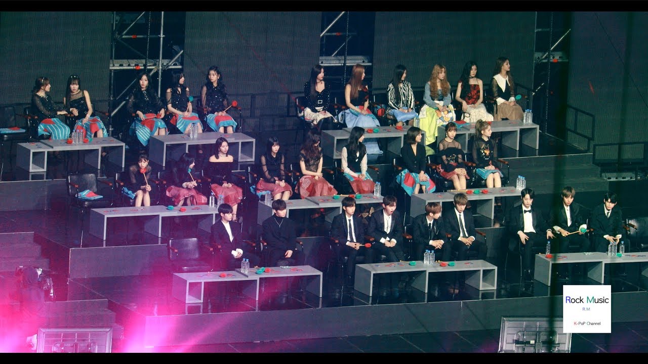 트와이스 X 여자친구 X 워너원 X 아이들 React to 청하 (CHUNGHA) 벌써 12시 + 롤러코스터 [4K 직캠]@190105