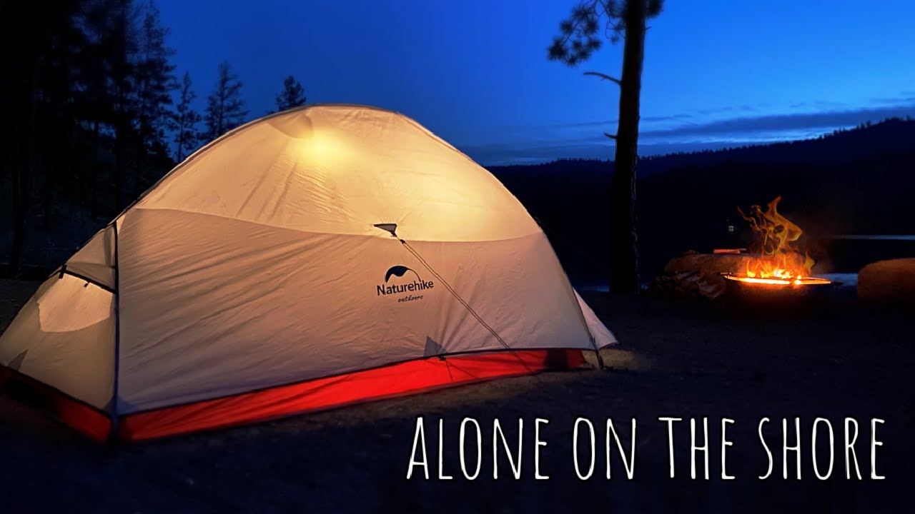 Solo Backpack Camping With Morning Rain| Naturehike Cloud UP 2