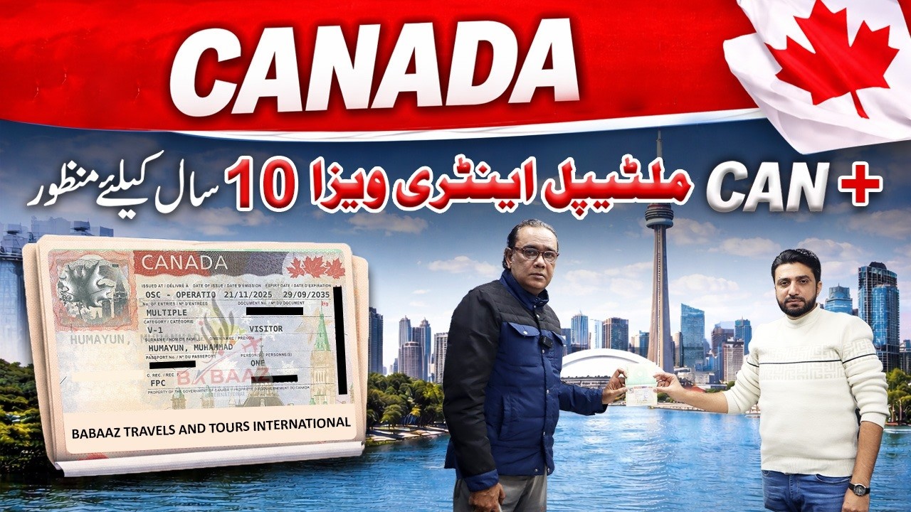 Canada CAN+ 10 Year Multiple Entry Visit Visa Approved | Client Success Story | Babaaz Travels