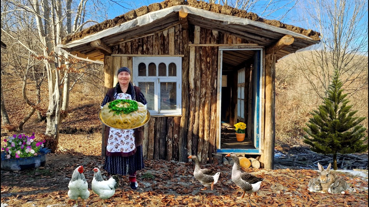 Строим Сказочный Домик в Лесу. Готовим Голубцы с Фасолью, Вкуснее Чем с Мясом.