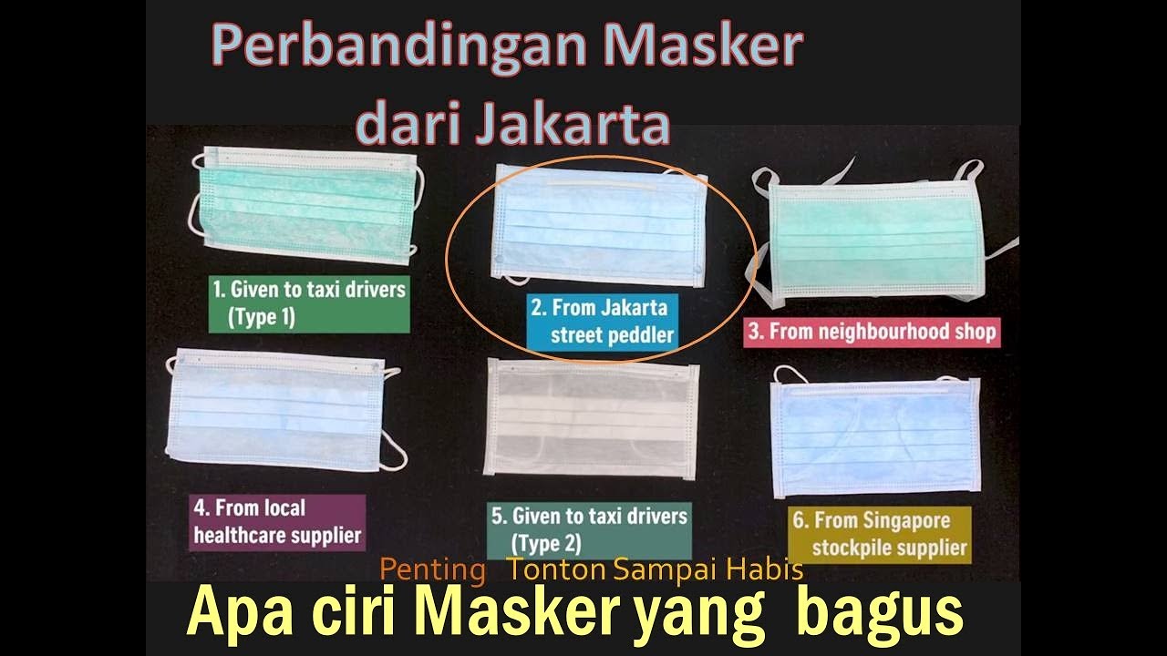 Masker Sensi dari Jakarta bagus? Hasil review 6 Masker dan ciri masker yang bagus