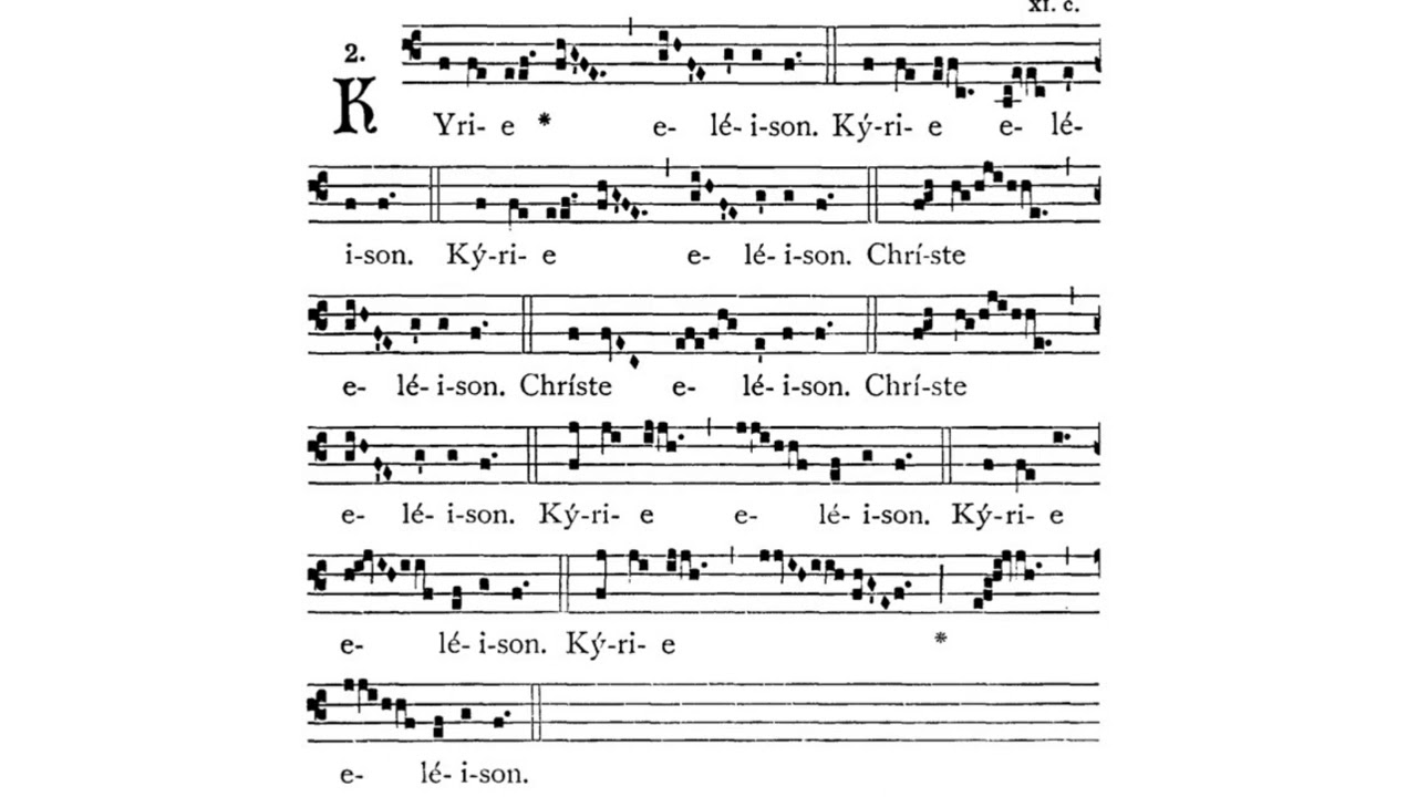 Gregorian Chant - Julian D. Jankowski - Kyrie (ad libitum III)