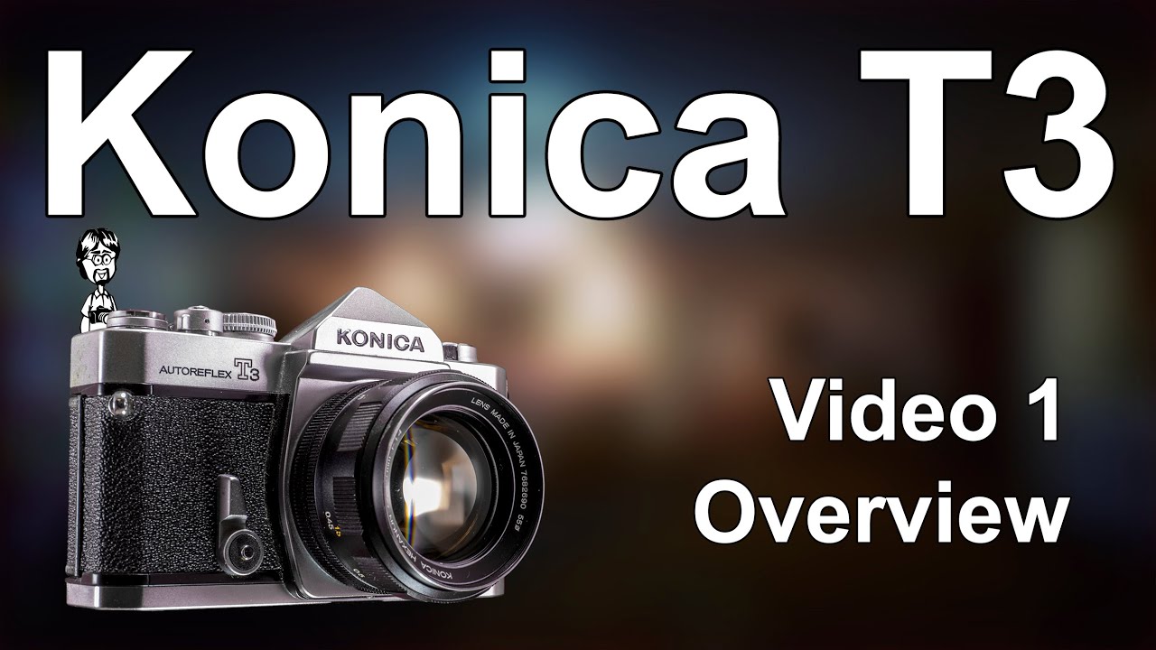 Konica Autoreflex T3 Video Manual 1: 35mm Film SLR Camera Overview and Use, How to and Instructions