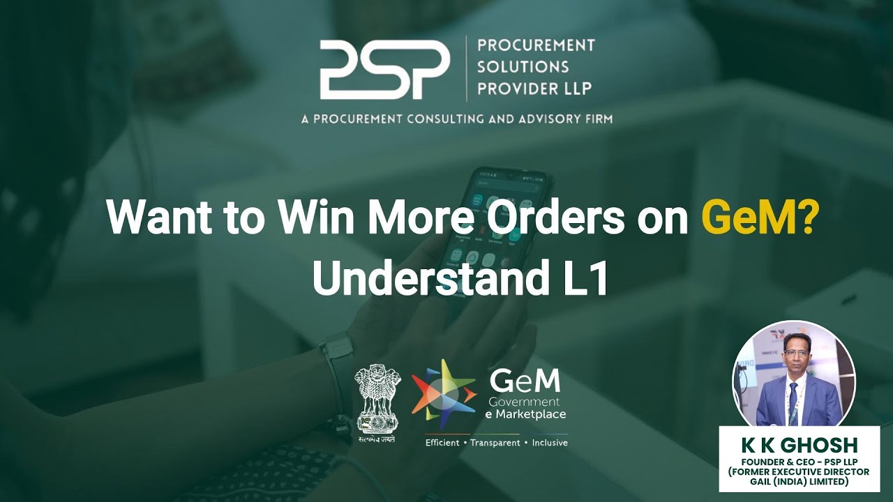 L1 on GeM Explained Simply &mdash; Win More Orders Fast!