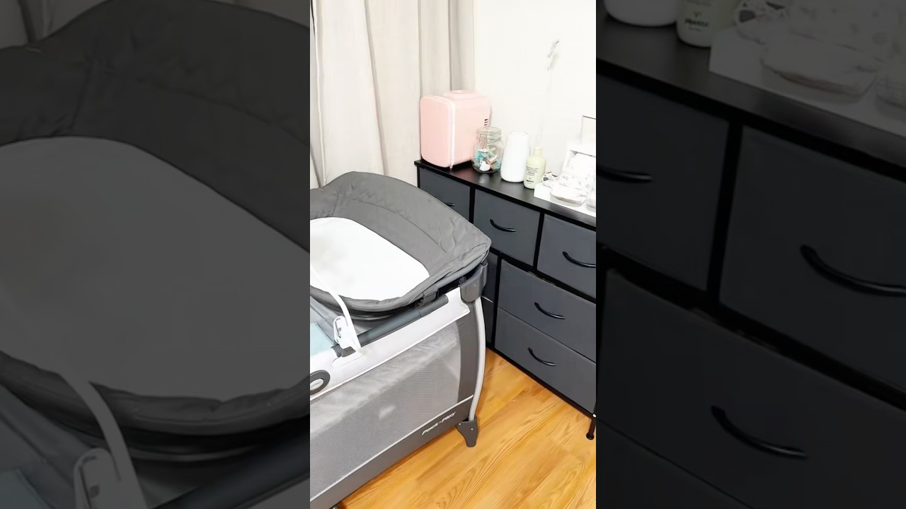 ASMR Room Organization: Baby Nursery & Room Sharing Setup #asmr #nurseryorganization #babyessentials