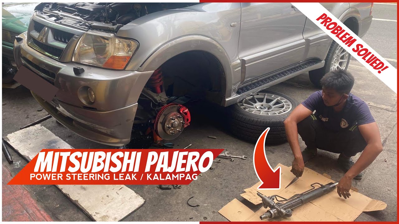 Mitsubishi Pajero Power Steering Leak at Kalampag Problem Solved | Rack & Pinion Check & Repair
